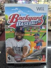 Backyard Baseball '10 Nintendo Wii Game Complete With Case & Manual David Ortiz
