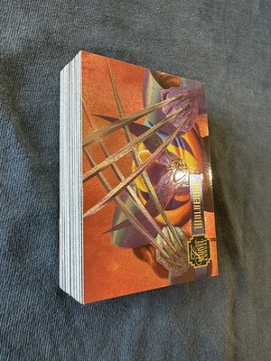 1995 Marvel Fleer Flair Annual POWERBLAST Complete Set of 24 Chase Cards (1-24)