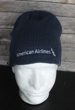 Roots 73 American Airlines Navy Blue Beanie Hat 100 Acrylic Unisex Osfa Uniform