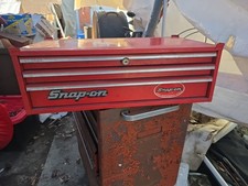 Vtg Snap-on 3 Drawer Middle Tool Box Chest No Key