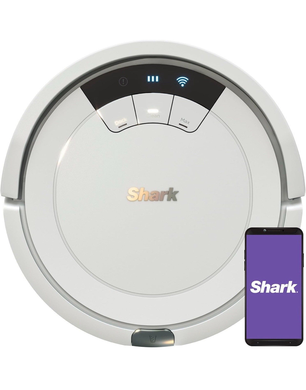 Shark RV763 Wifi Robot Vacuum in Light Gray - Brand New