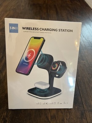Belkin Apple Certified MagSafe 3-in-1 Wireless Charger Stand iPhone Watch AirPod