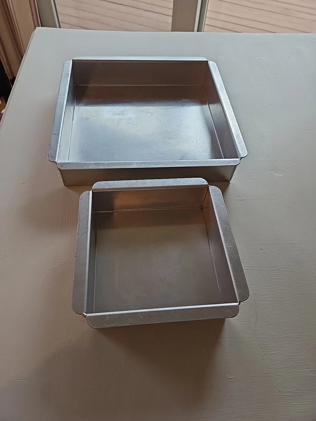 2 Magic Line Professional Square Cake Pans 19x10x2 6x6x2 Made In USA
Opens in a new window or tab