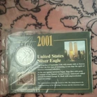 United States Mint 2001 American Eagle Silver 1 oz .999 Business, Uncertified
