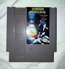 Romstar Championship Bowling Nintendo NES Game Cartridge NTSC-U/C w/ Manual