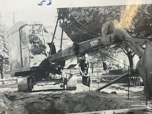 1953 Fotos von BUCYRUS ERIE Hydraulikbagger Cletrac Bulldozer Chevy B47 - Bild 12 von 14