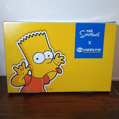 ''EAT MY SHORTS'' HEELYS Simpsons Wheeled Rolling Shoes Mens Size 7 HES10396H