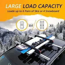 Ski And Snowboard Roof Racks Ski Roof Racks With Anti-theft Lock Racks Carrier Ski And Snowboard Roof Racks Ski Roof Racks With Anti-theft Lock Racks Carrier