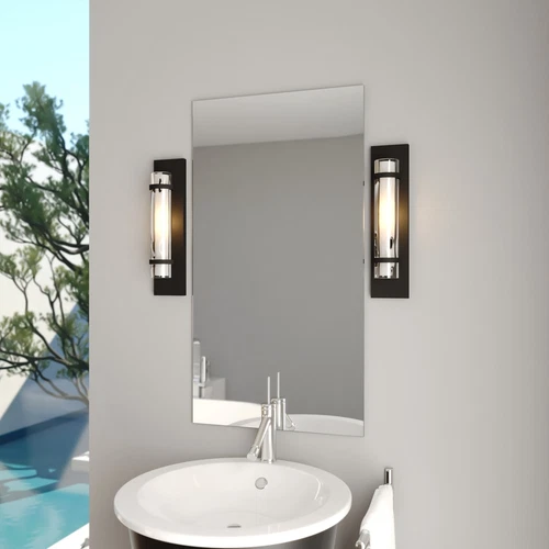 Vilo 4.5-In Wall Light Matte Black - Picture 3 of 5