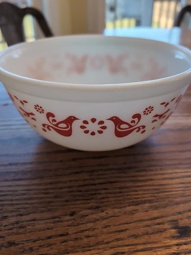Vintage PYREX Friendship Birds Nesting Mixing Bowl 403 2.5 Qt