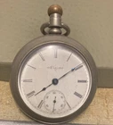Antique Elgin Watch Co. Pocket Watch Silveroid Type Case ***PARTS OR RESTORE***