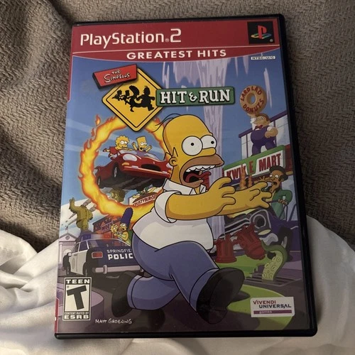 The Simpsons Hit & Run Greatest Hits (PlayStation 2, PS2) ~CIB ~