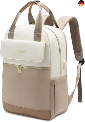 LOVEVOOK Rucksack Damen, 15,6 Zoll Laptop Schulrucksack Teenager Mädchen mit 