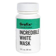Grafix Liquid Frisket Incredible White Mask
