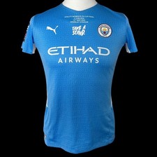 Georgia Stanway Match Worn Manchester City 2021/22 FA Cup Final Shirt Vs Chelsea