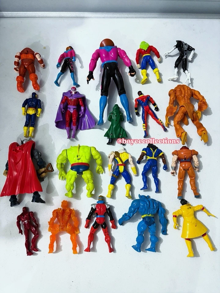 X-Men Vintage Action Figure Collection Lot MARVEL TOYS 20 Figures - Image 2 of 3