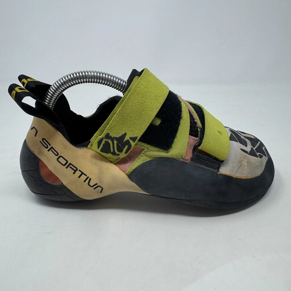 La Sportiva Otaki Rock Climbing Shoes Blue Flame P3 System Men's Size US 7.5 40 - Image 2 of 4