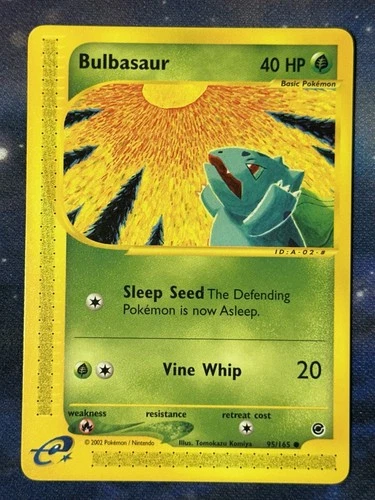 Bulbasaur 95/165 Expedition Base Pokémon Vintage WOTC 2002 NM MINT