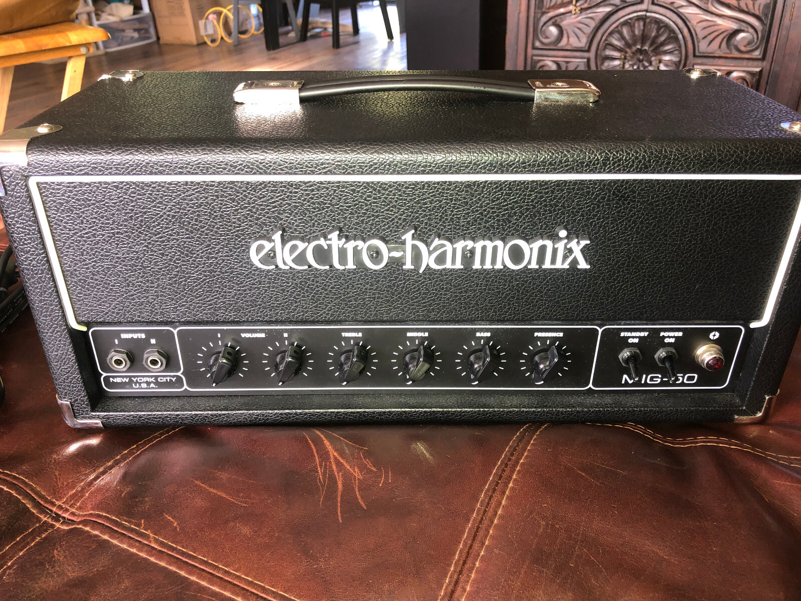 ElectroHarmonix EHX Mig 50 2Ch 50W Tube Electric Guitar Amp Amplifier
