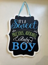 It  s A Sweet Precious Adorable Baby Boy Baby Shower Decor Sign Decoration