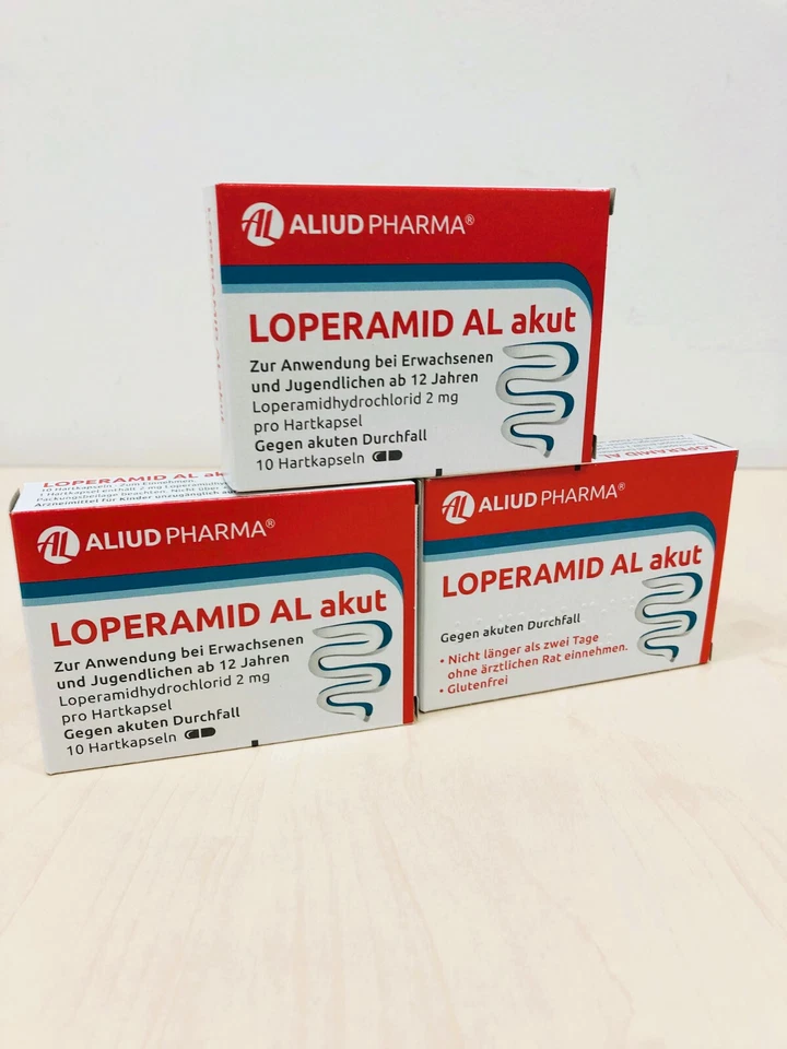 ALIUD PHARMA GMBH 3x LOPERAMID AL akut Hartkapseln 10 St PZN 8910316