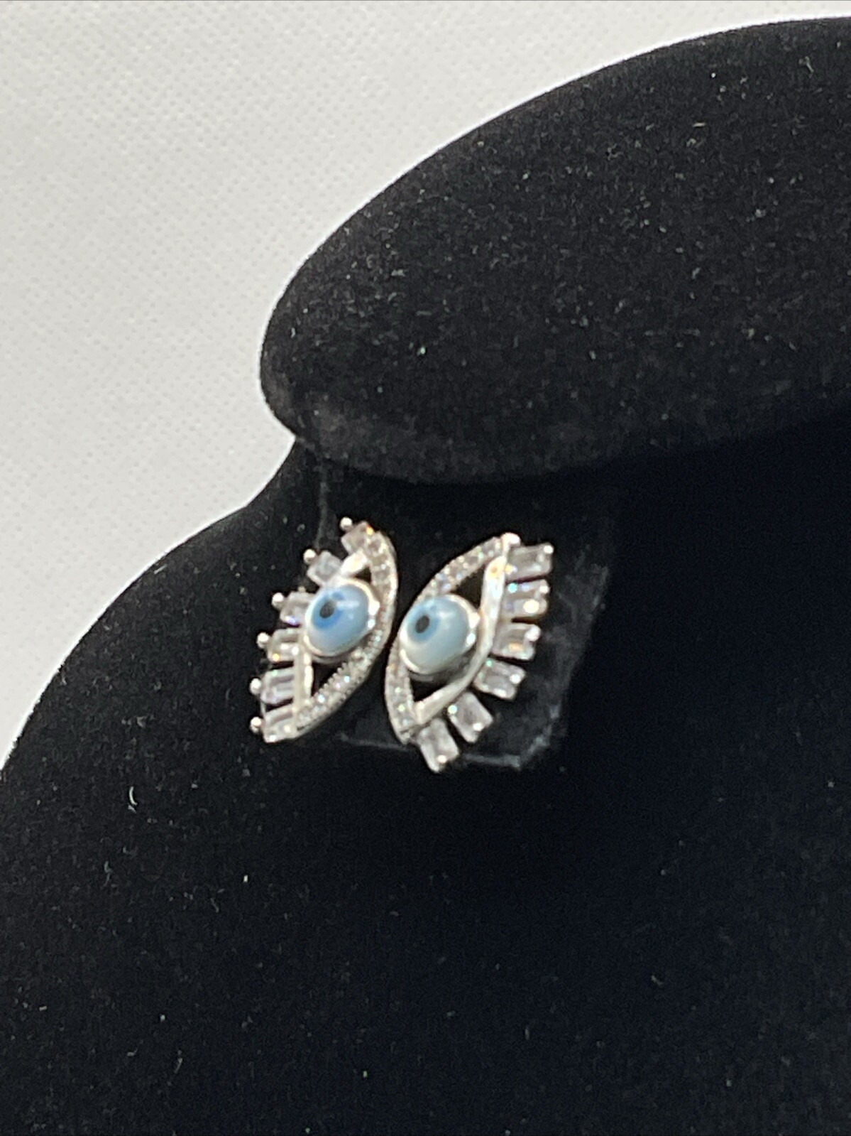 Solid 925 Sterling Silver Mixed Shape White CZ En… - image 6