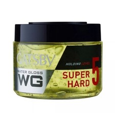 Gatsby Water Gloss - Super Hard, Wet Look Hair Gel - Holding Level 5, 150gm