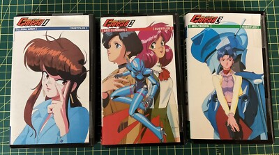 BUBBLEGUM CRASH COMPLETE VHS SET OF 3 (1991-92) AnimEigo
