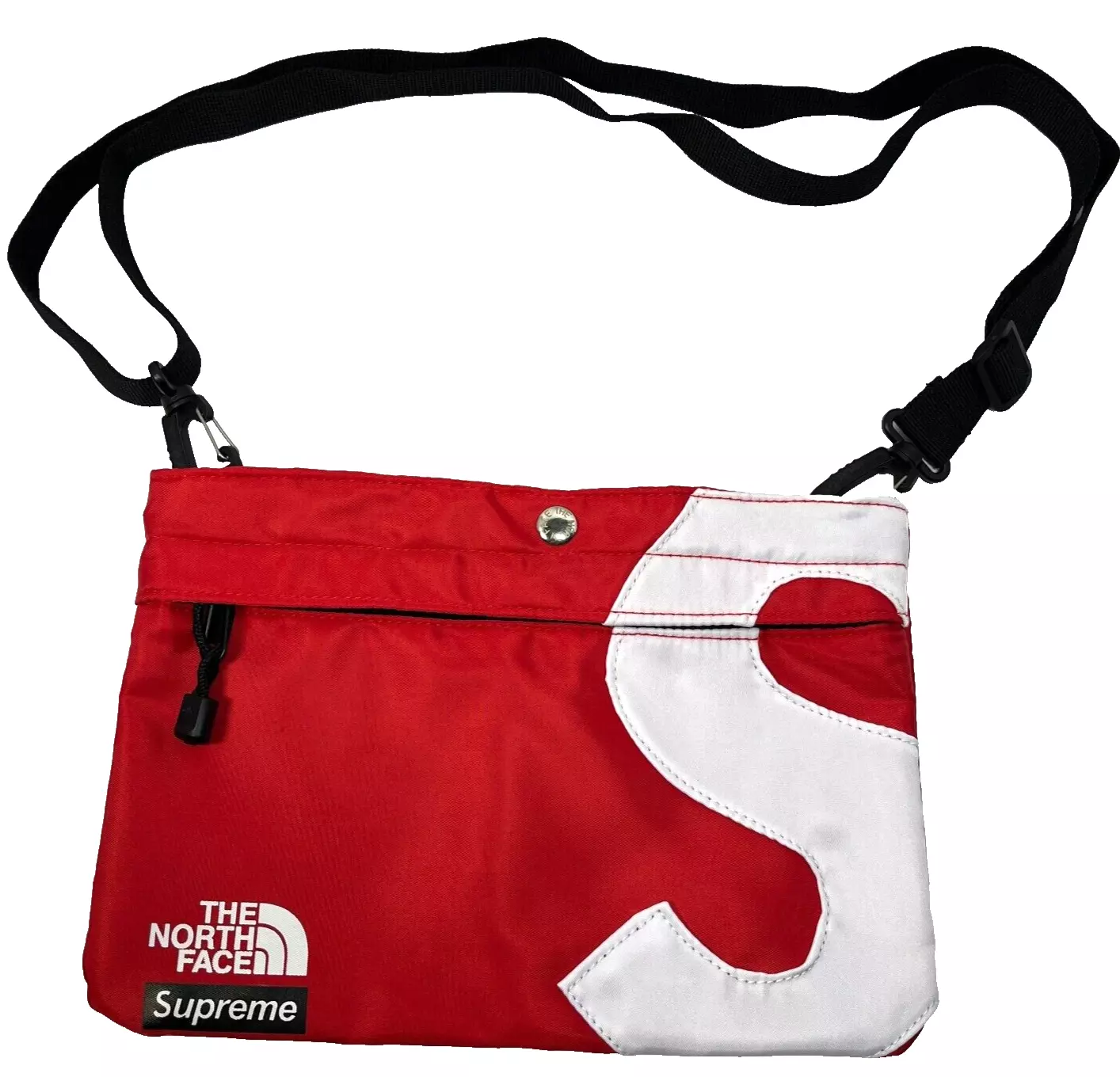 Sac Supreme North Face 2020 LE rouge nylon logo S bandoulière poche zippée sac à bandoulière