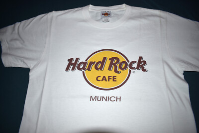 HARD ROCK CAFE München Munich Damen T-Shirt weiß in Gr. M
