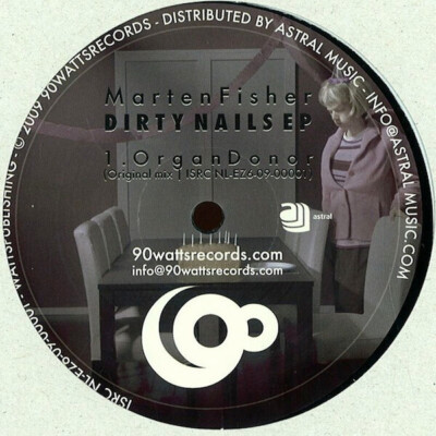 Marten Fisher Dirty Nails EP Vinyl Single 12inch 90wattsrecords