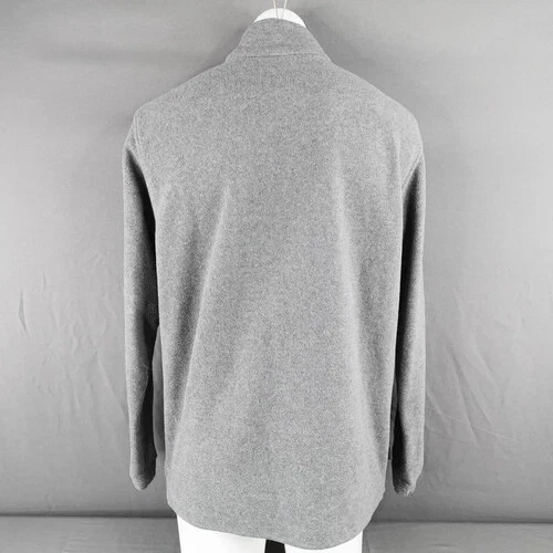 Dry Creek Vineyard Mens Fleece Jacket Large Gray Outdoor Coastal Minimalist Core — 第 4/4 张图片