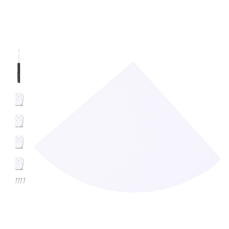 Boden Eckregal Wandboard freischwebend Bücherregal Wandregal H?ngeregal wei - Bild 4 von 4