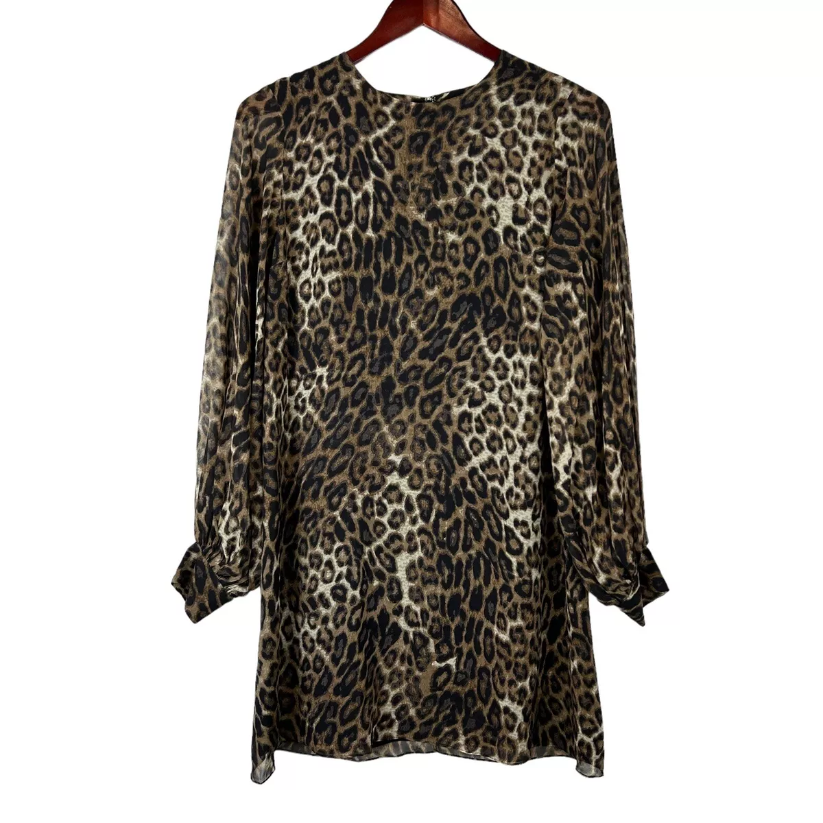 Nili lotan leopard clearance slip dress