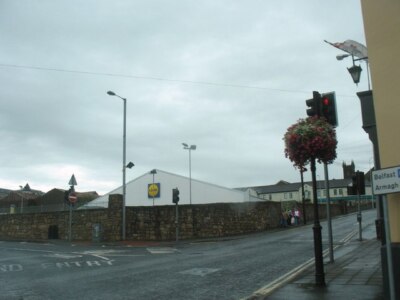 Photo 6x4 The Lidl Store at the centre of Dungannon  c2009