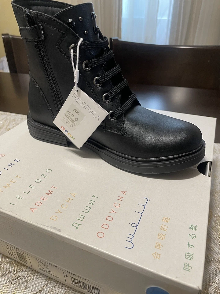 Kids Black Boot Size 34 (U.S. 4) - Image 3 of 4