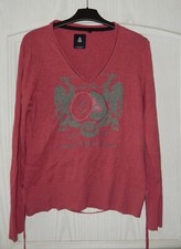 GAASTRA  PULLOVER PULLI   GR. XXL   HOODY   PINK  WOLLE BAUMWOLLE