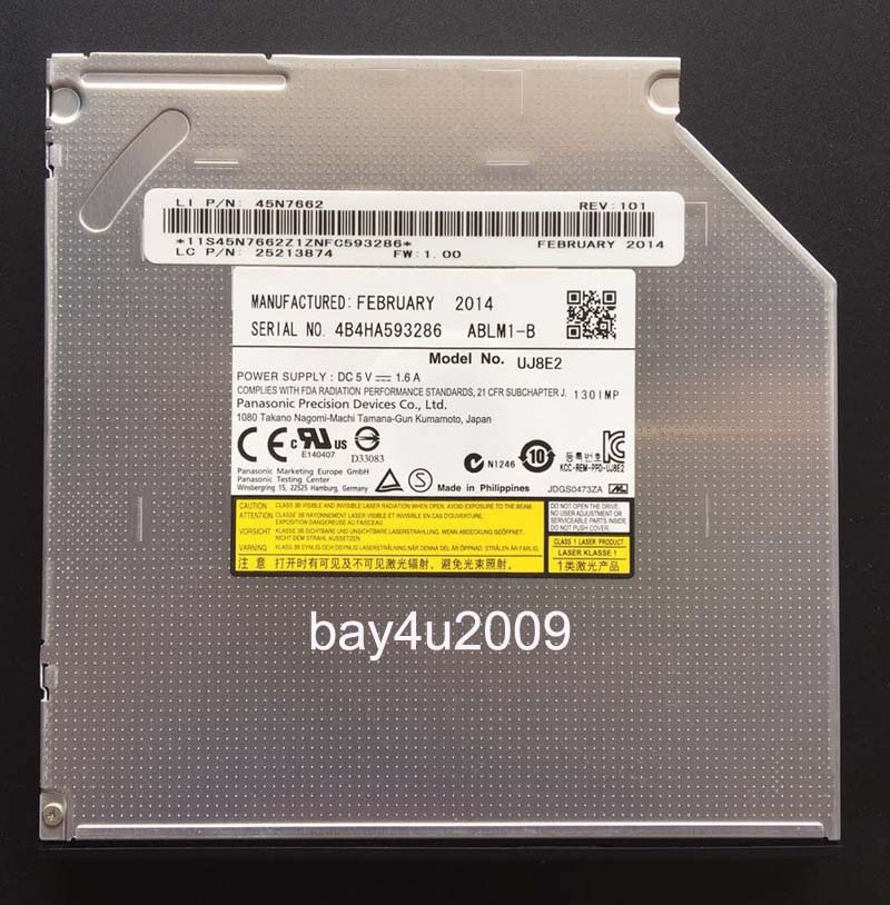 窓 [DVD] rdzdsi3 Panasonic UJ8E2 CD DVD/RW Burner Drive For Acer Aspire V3
