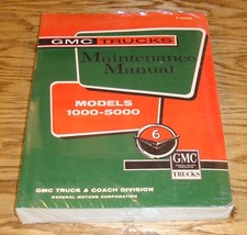 1960 1961 Gmc Truck Service Shop Manual Series 1000-5000 60 61 Pickup Suburban