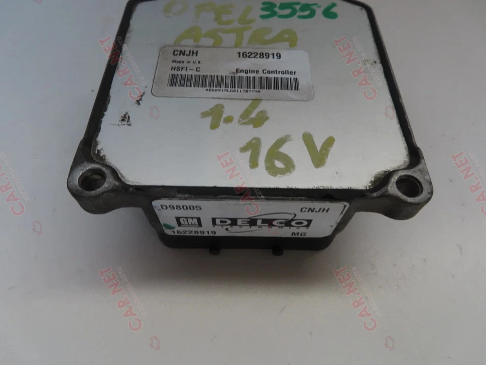 16228919 CNJH DELCO HSFI-C CENTRALINA MOTORE OPEL ASTRA G ZAFIRA A 1.6 16V 74KW - Immagine 3 di 4