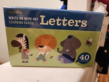 Write-On Wipe-Off Learning Cards: Letters