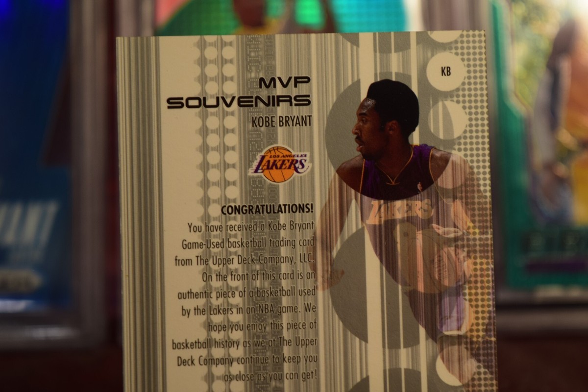その他 2001-02 MVP Genuine Kobe Kobe Bryant 2001-02 Upper Deck MVP - Mvp Souvenirs Kobe Bryant #KB (MEM