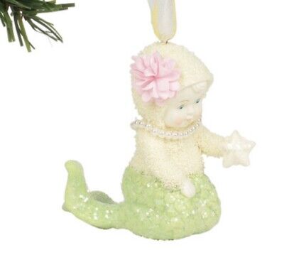 Department 56 Snowbabies Tea for Three Ornament Pink Cup 2.4” Bisque Enesco NIB