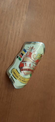 FREGIO STEMMA ORIGINALE CICLI TESTI BOLOGNA IN METALLO VINTAGE BADGE EMBLEM バッジ - Foto 2 di 4