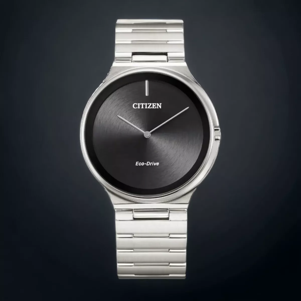 New Citizen Eco Drive Unisex Silver Tone 39MM Watch AR3110 52E eBay