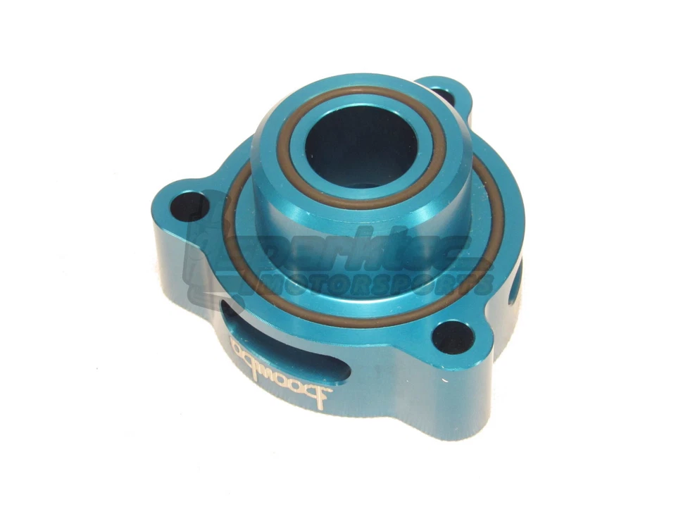 Adaptador de válvula de soplado Boomba Turbo BOV azul 14-18 Ford Fiesta ST 1,6 L EcoBoost Foto 4 de 4