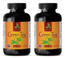 Green Tea Extract 300mg. Most Powerful Antioxidant. Immune Support (2 Bottles)