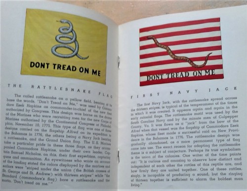 How to Respect and Display Our Flag by the U.S. Marine Corps 1950's illustrated - Picture 7 of 12