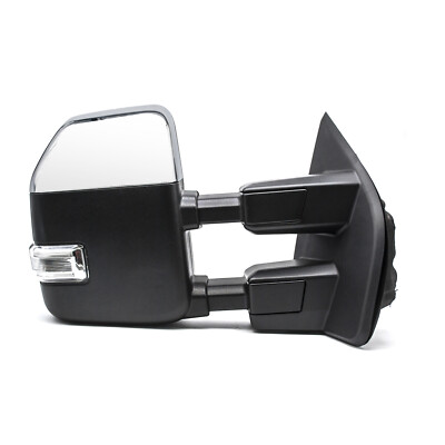 Tow Mirror Fits 2020 Ford F250 F350 F450 F550 Power Heated Right Side Chrome Cap