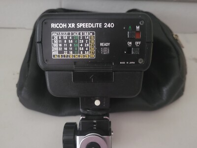 RICOH XR SPEEDLITE 240 SHOE MOUNT ELECTRONIC FLASH FOR XR SERIES